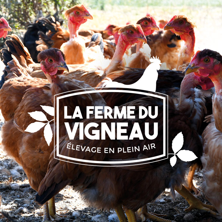 La Ferme du Vigneau - élevage en plein air - Logo