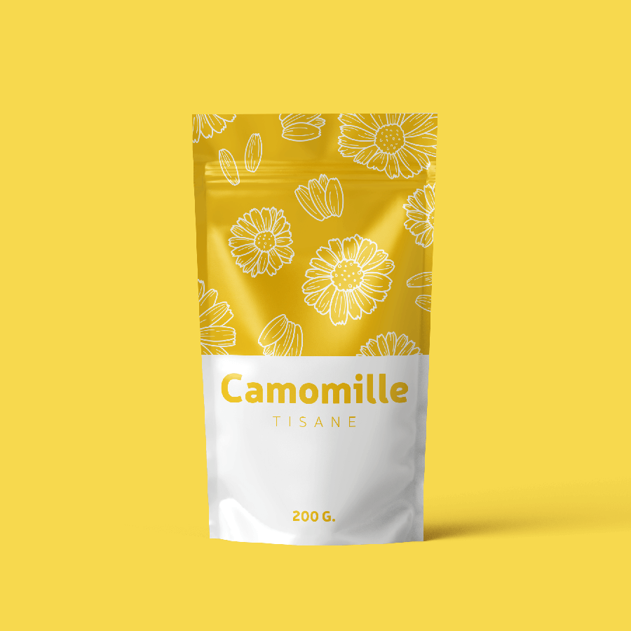 packaging tisane camomille