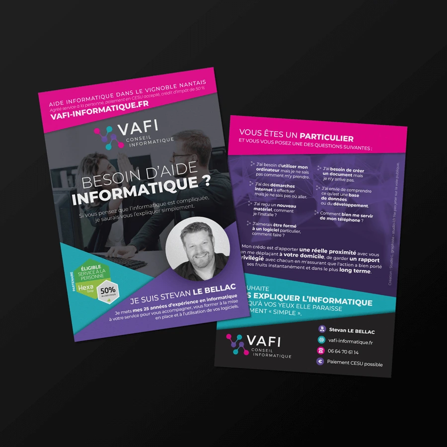 VAFI informatique - flyer